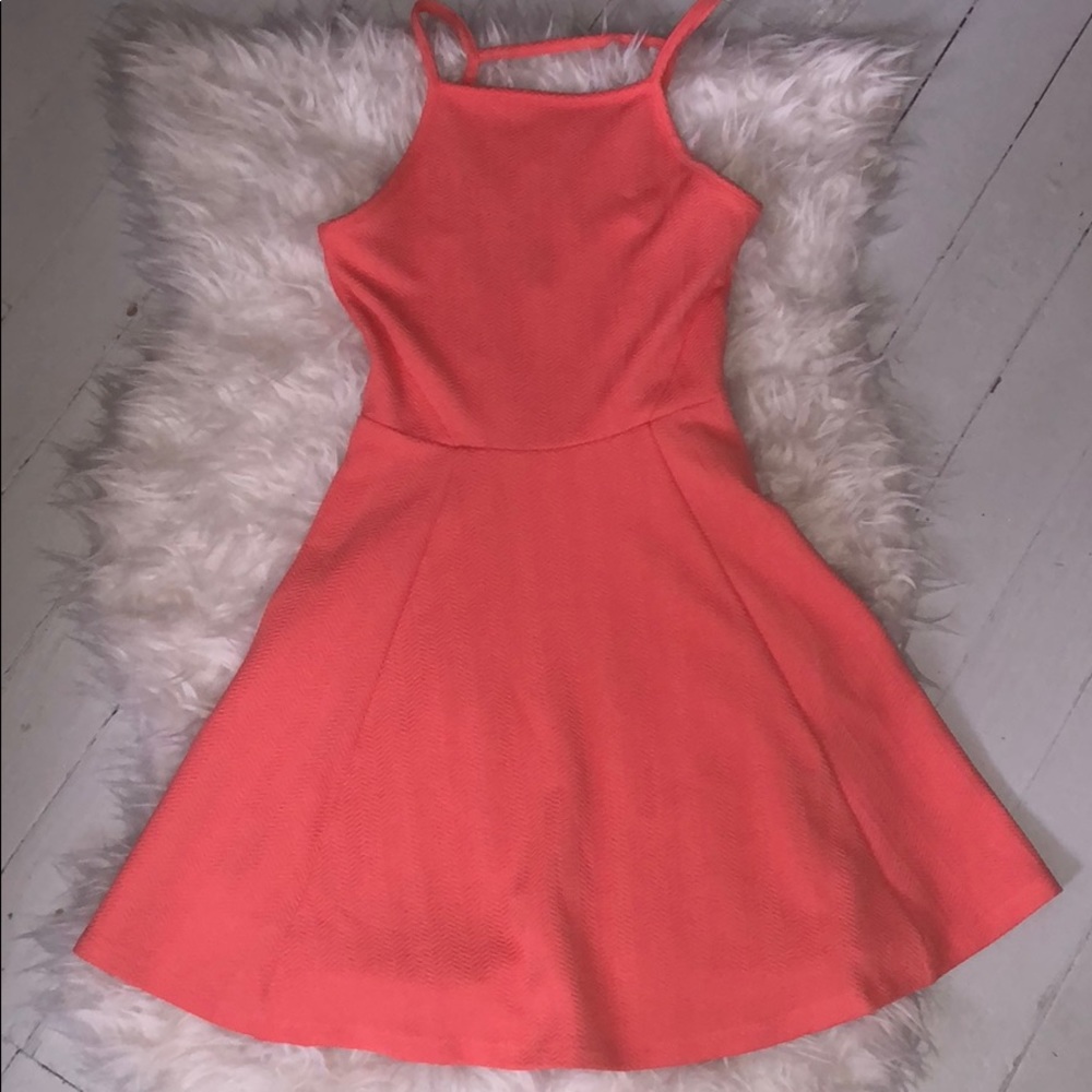 Pink H&M skater dress